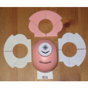 Kreaxions 4 in 1 Punch - 924 Square French Lilly