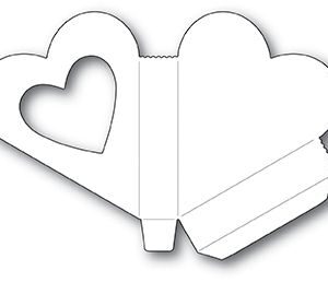 Heart Gift Box Die