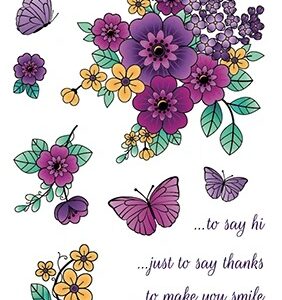 Country Flowers Stamp Set