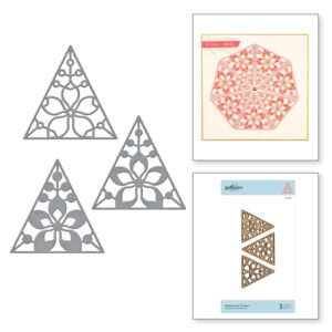 Kaleidoscope Triangles Etched Dies