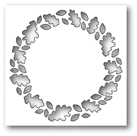 Leafy Wreath Collage