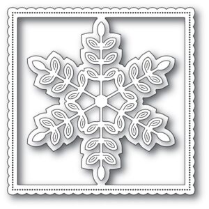 Leafy Snowflake Frame