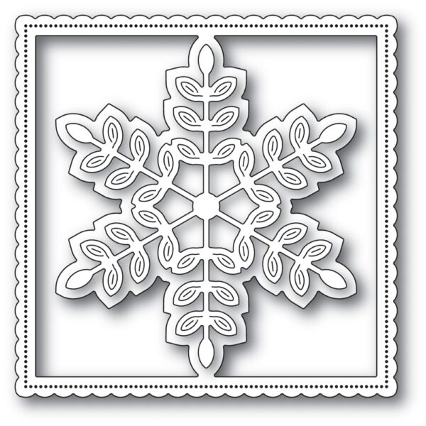 Leafy Snowflake Frame