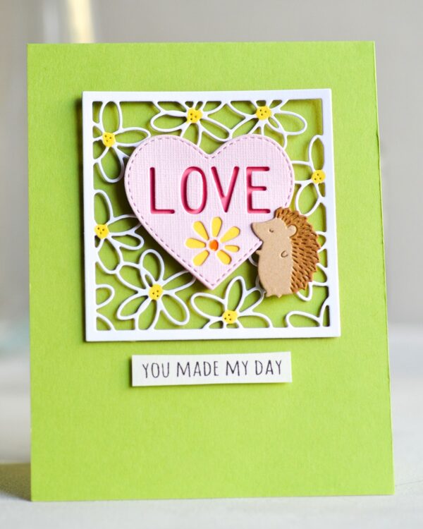 Love Heart craft die