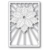 Stained Glass Poinsettia craft die