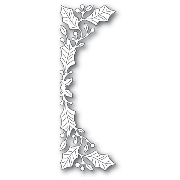 Bright Holly Tall Curve Border craft die