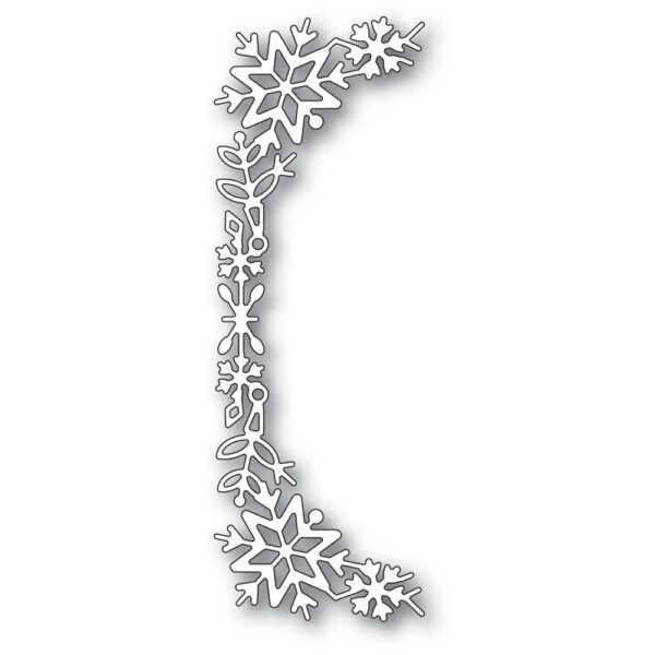 Snowflake Tall Curve Border