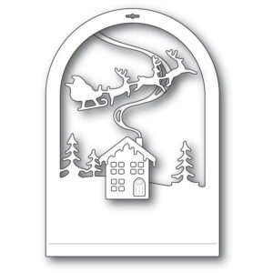 cabin snowglobe