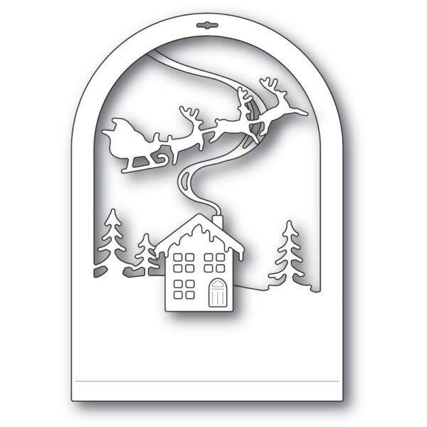 cabin snowglobe