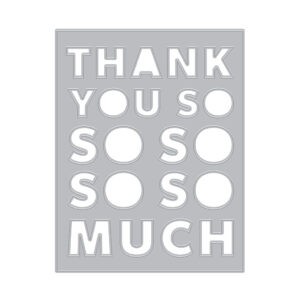 Thank You Message Cover Plate (F)