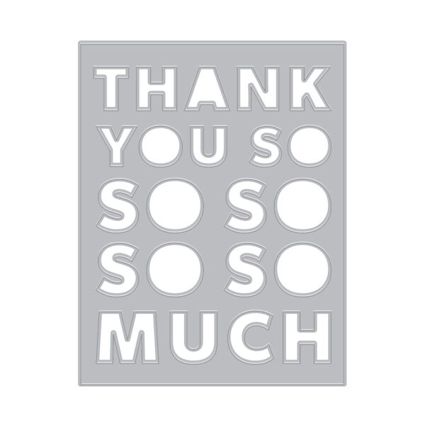 Thank You Message Cover Plate (F)