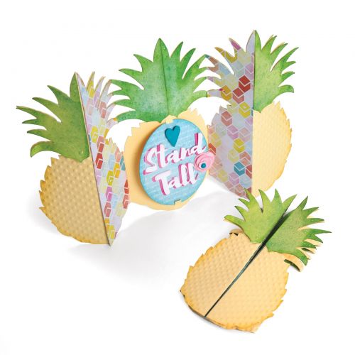 Pineapple fold-A-Long Card