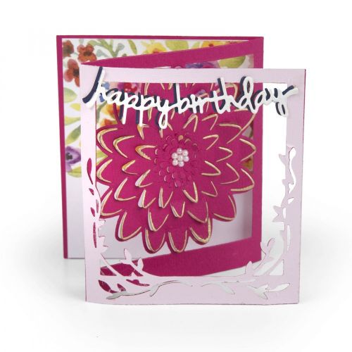 Floral Tri-Fold Card