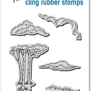 Scenic Meadow Cling Stamp Set