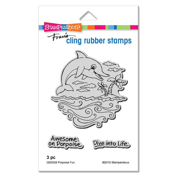 Porpoise Fun Cling Stamp Set
