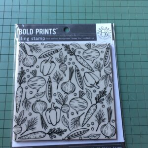 Veggie Medley Bold Print Stamp