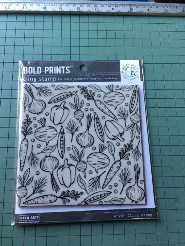 Veggie Medley Bold Print Stamp